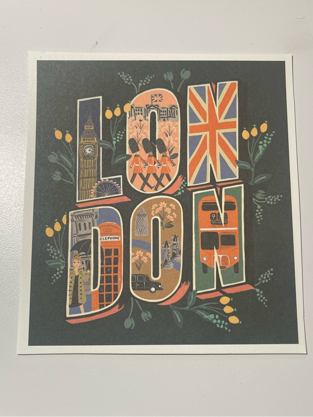 4️⃣for2️⃣0️⃣! Rifle Paper Co London Print